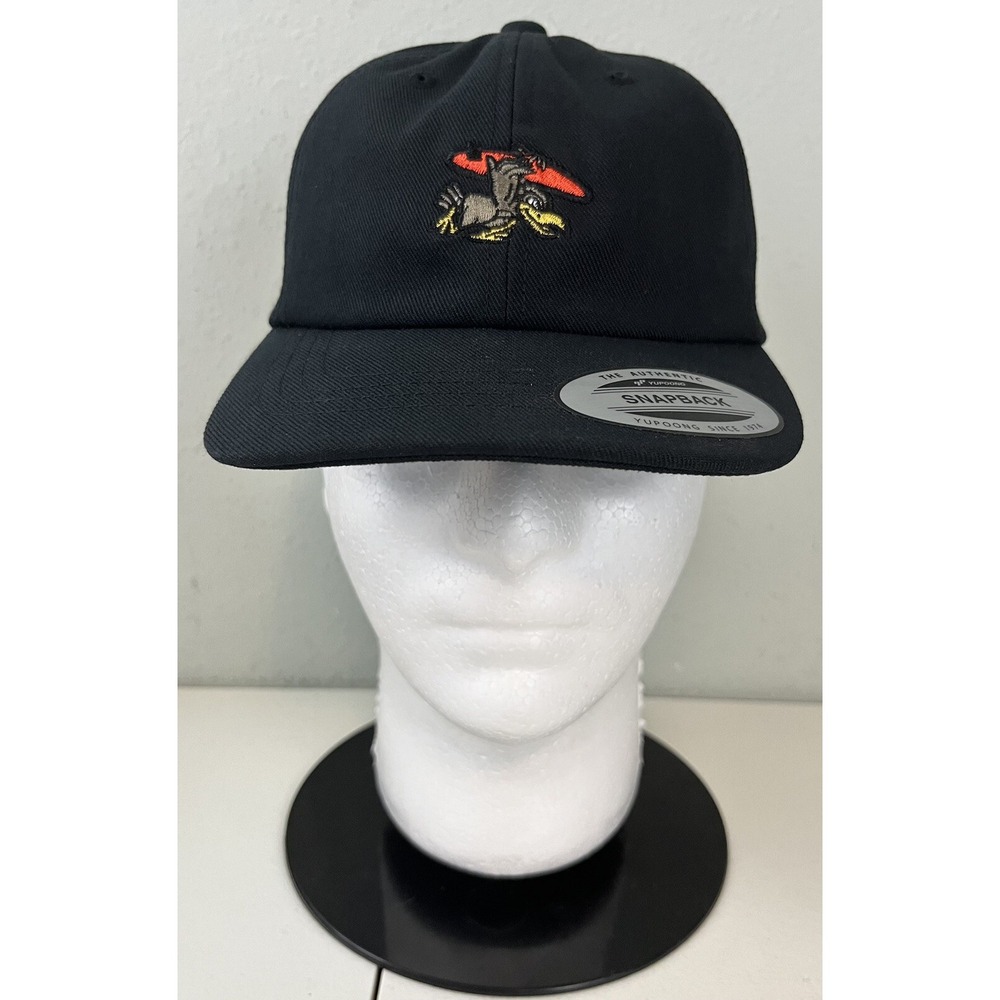 Hurley International Boys Adjustable Surfing Hat Black Yupoong Snapback NEW